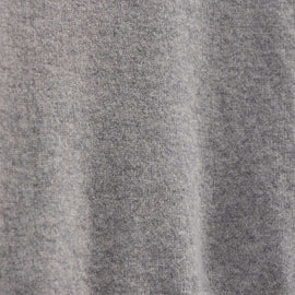 Half Zip Cashmere Funnel Neck in Heather Grey/Pearl Heather Gry | James Perse Los Angeles FLAT