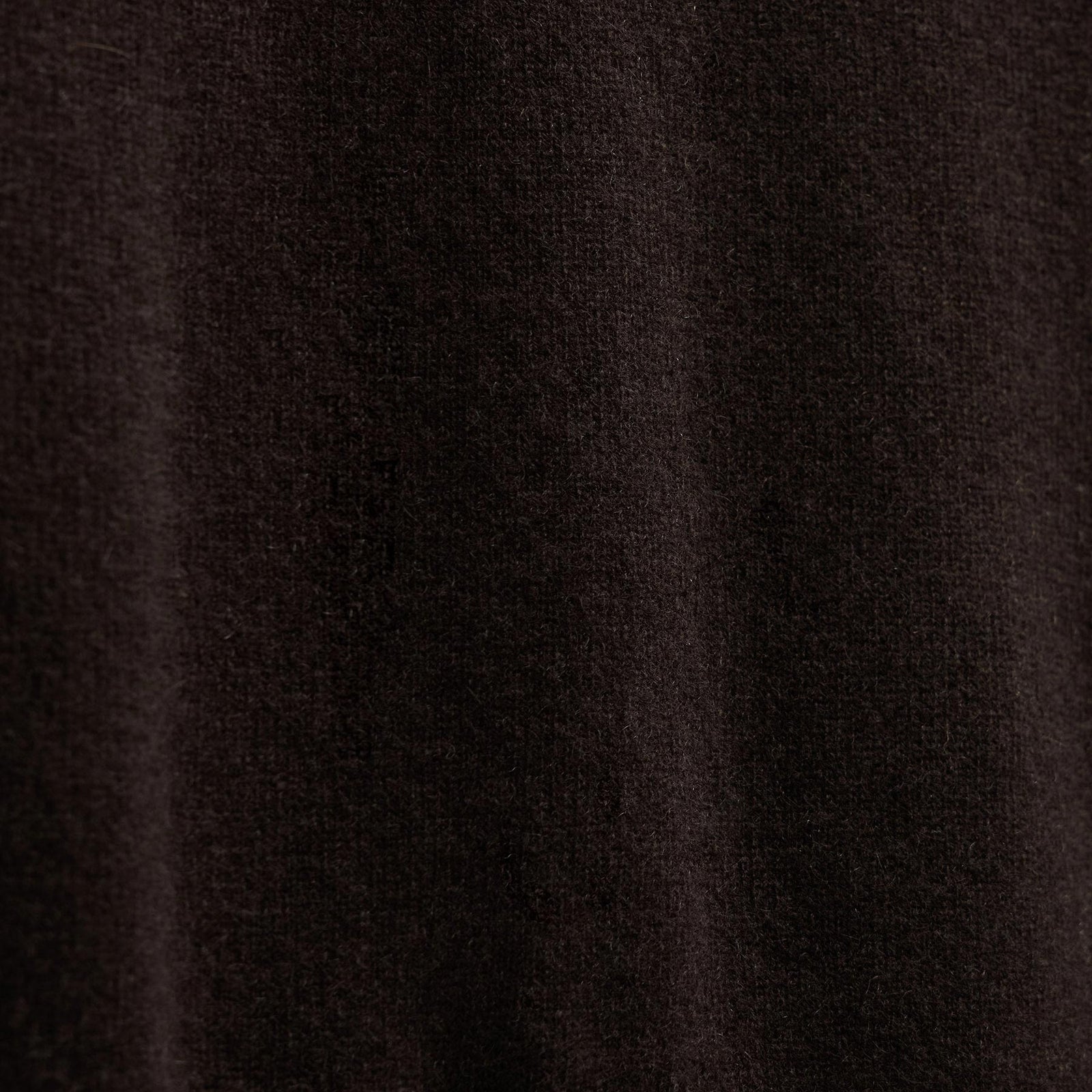 Half Zip Cashmere Funnel Neck in Kona/Black | James Perse Los Angeles FLAT