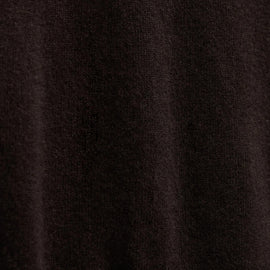 Half Zip Cashmere Funnel Neck in Kona/Black | James Perse Los Angeles FLAT