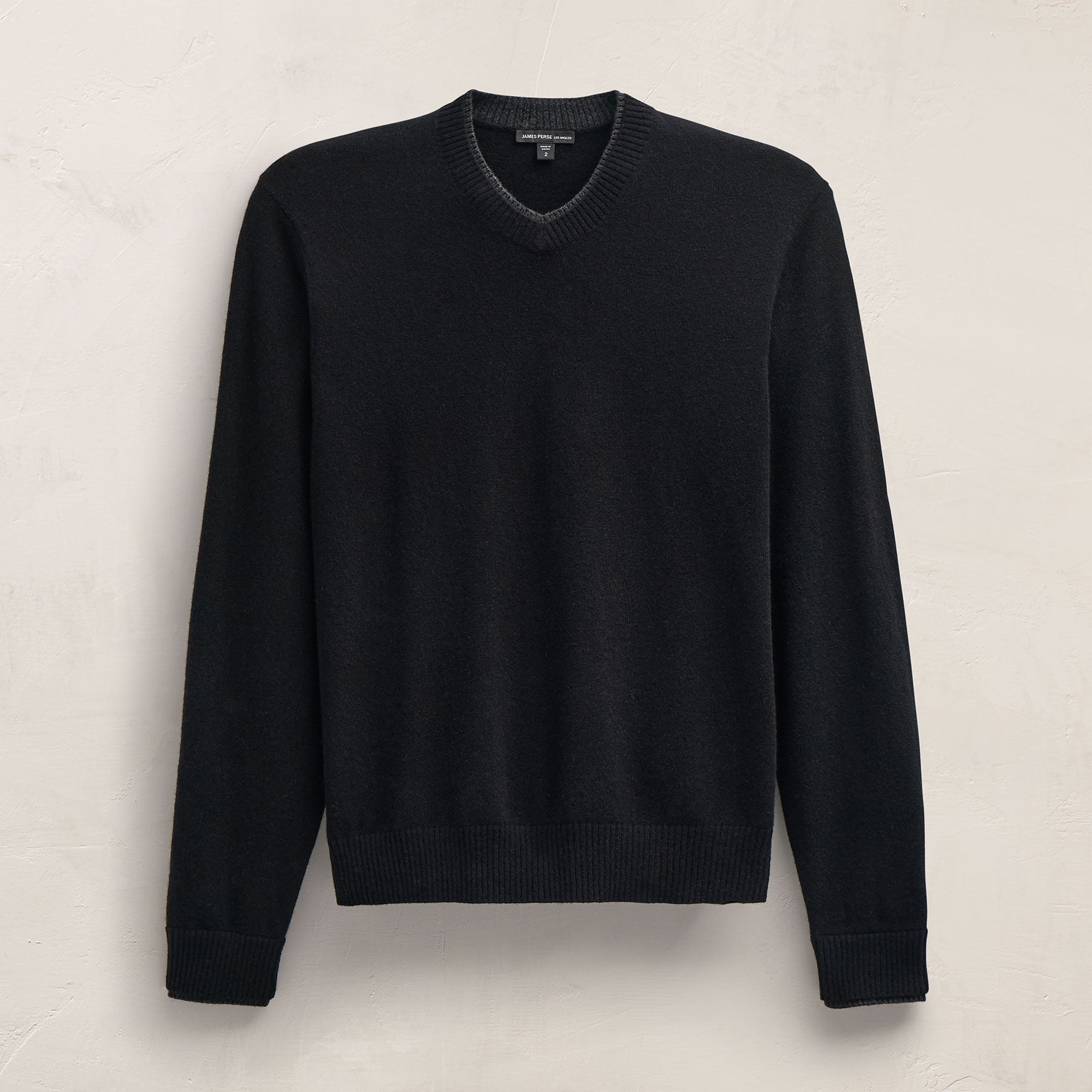 Contrast Trim Cashmere V Neck from James Perse - $625