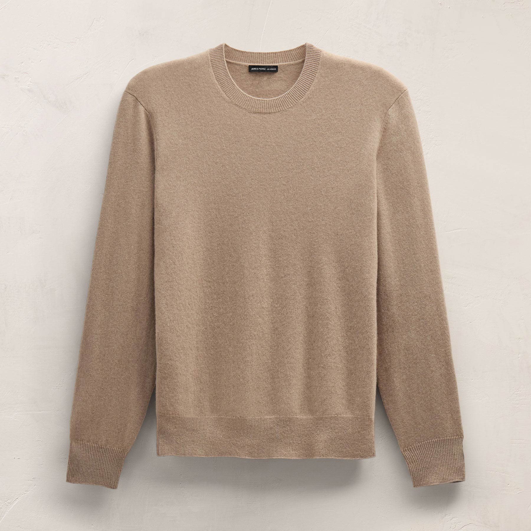 Italian Spun Cashmere Sweater in Coffee | James Perse Los Angeles FLAT