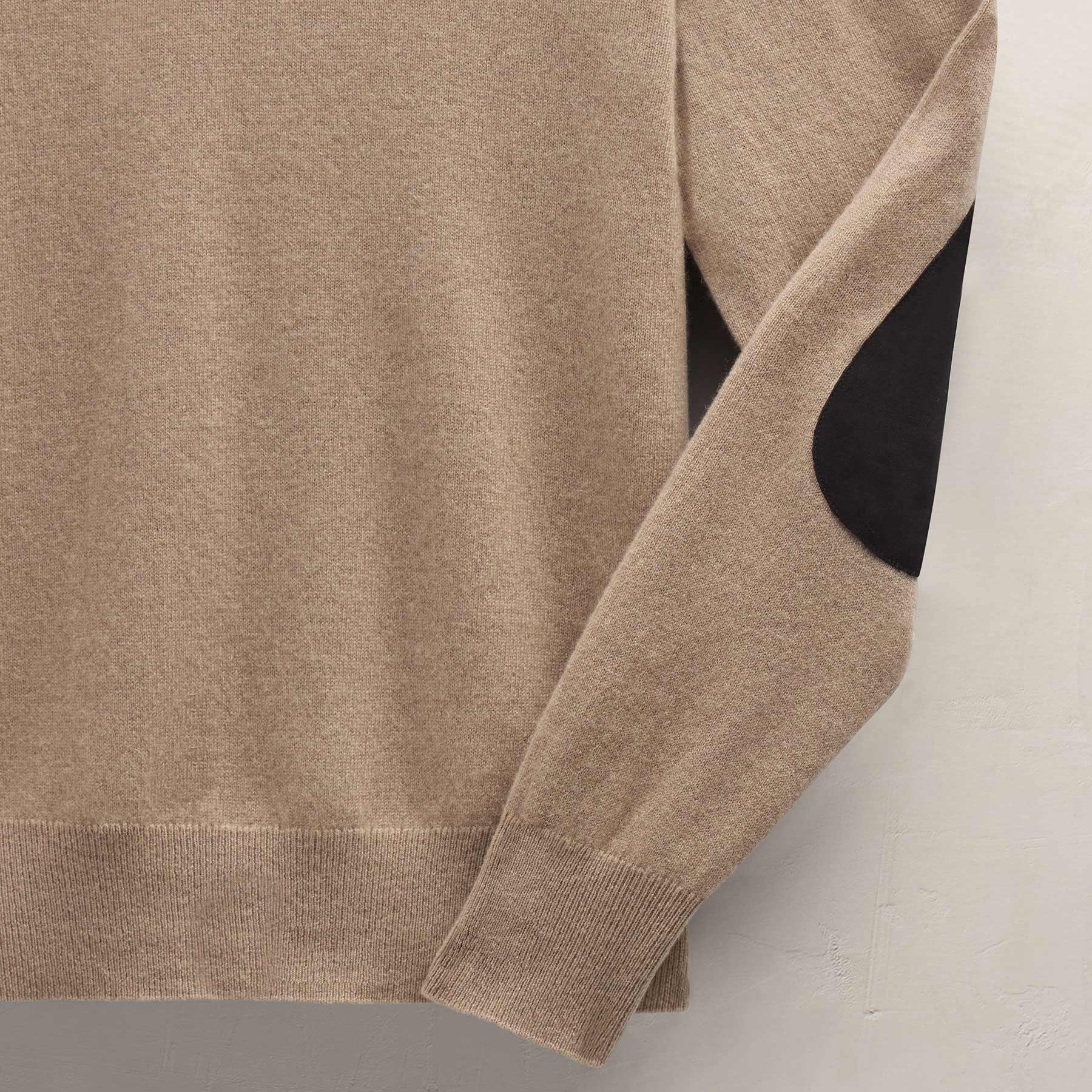 Italian Spun Cashmere Sweater in Coffee | James Perse Los Angeles FLAT