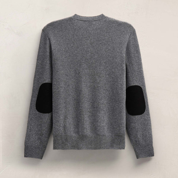 Italian Spun Cashmere Sweater in Mid Grey | James Perse Los Angeles