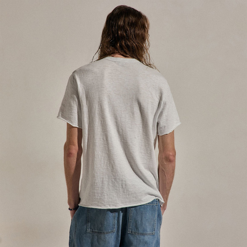 Cotton Slub Short Sleeve Tee in White | James Perse Los Angeles