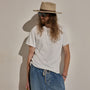 Cotton Slub Short Sleeve Tee in White | James Perse Los Angeles