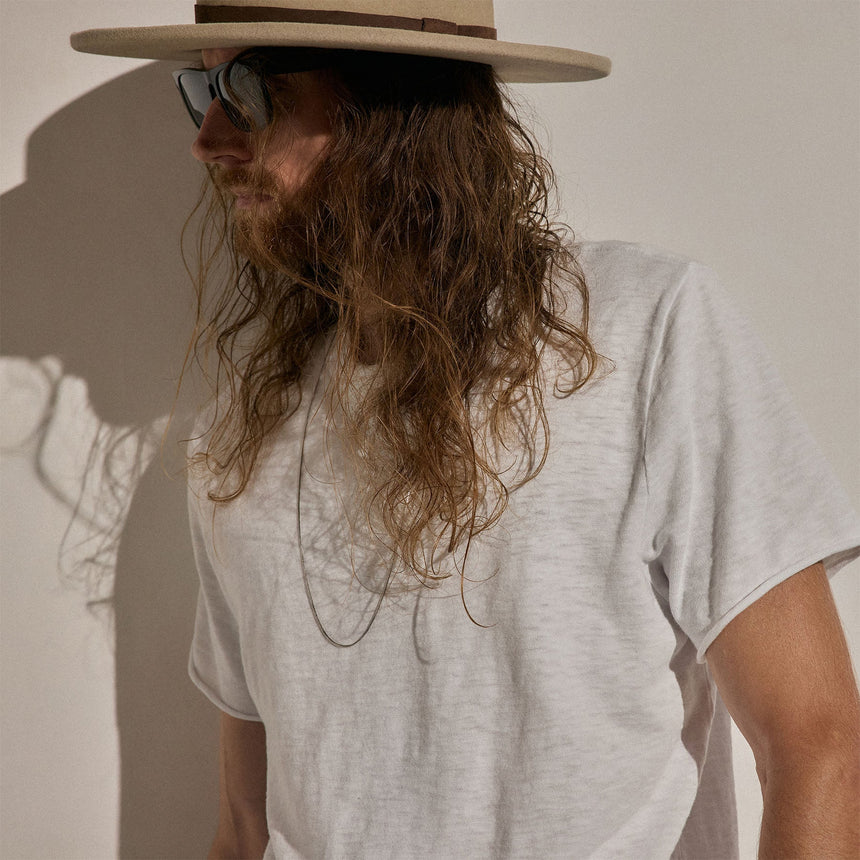Cotton Slub Short Sleeve Tee in White | James Perse Los Angeles
