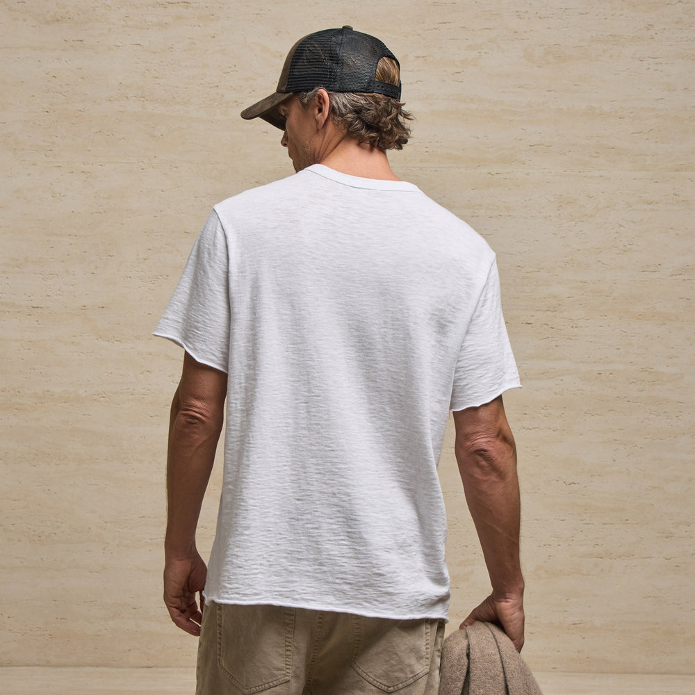 Cotton Slub Short Sleeve Tee in White | James Perse Los Angeles