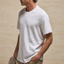 Cotton Slub Short Sleeve Tee in White | James Perse Los Angeles