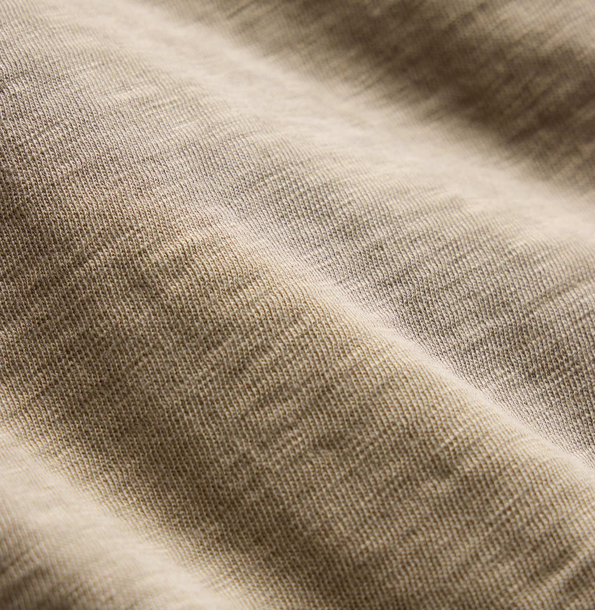 Slub Jersey Short Sleeve Polo - Coyote Pigment