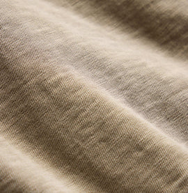 Slub Jersey Short Sleeve Polo - Coyote Pigment