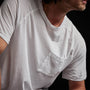 Linen Palm Tee in White | James Perse Los Angeles