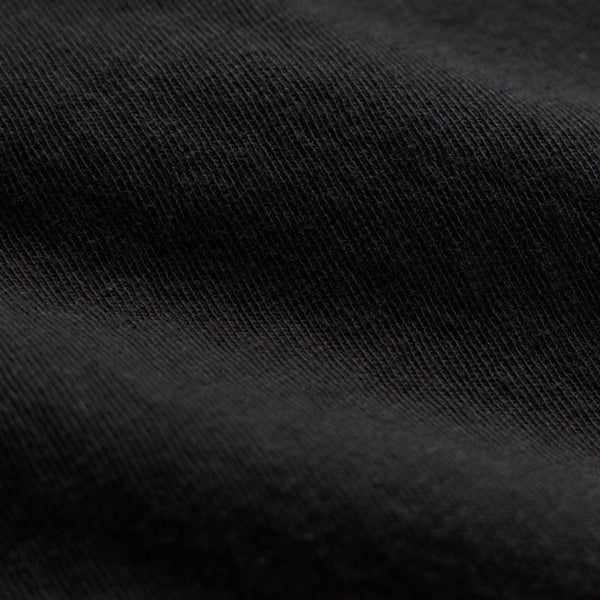 Slub Jersey Short Sleeve Crew in Black | James Perse Los Angeles