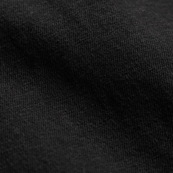 Slub Jersey Short Sleeve Crew in Black | James Perse Los Angeles