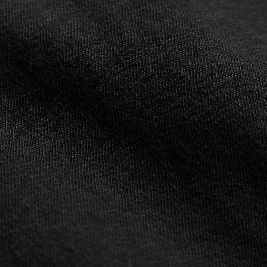 Slub Jersey Short Sleeve Crew in Black | James Perse Los Angeles