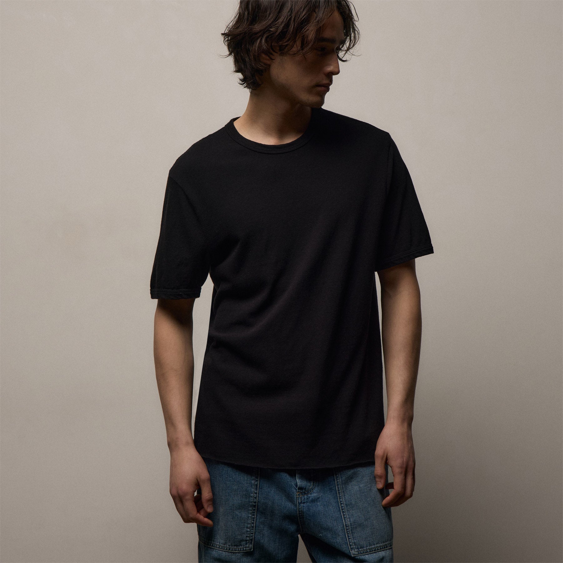 Slub Jersey Short Sleeve Crew