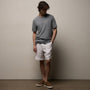 Slub Jersey Short Sleeve Crew in Ore Pigment | James Perse Los Angeles