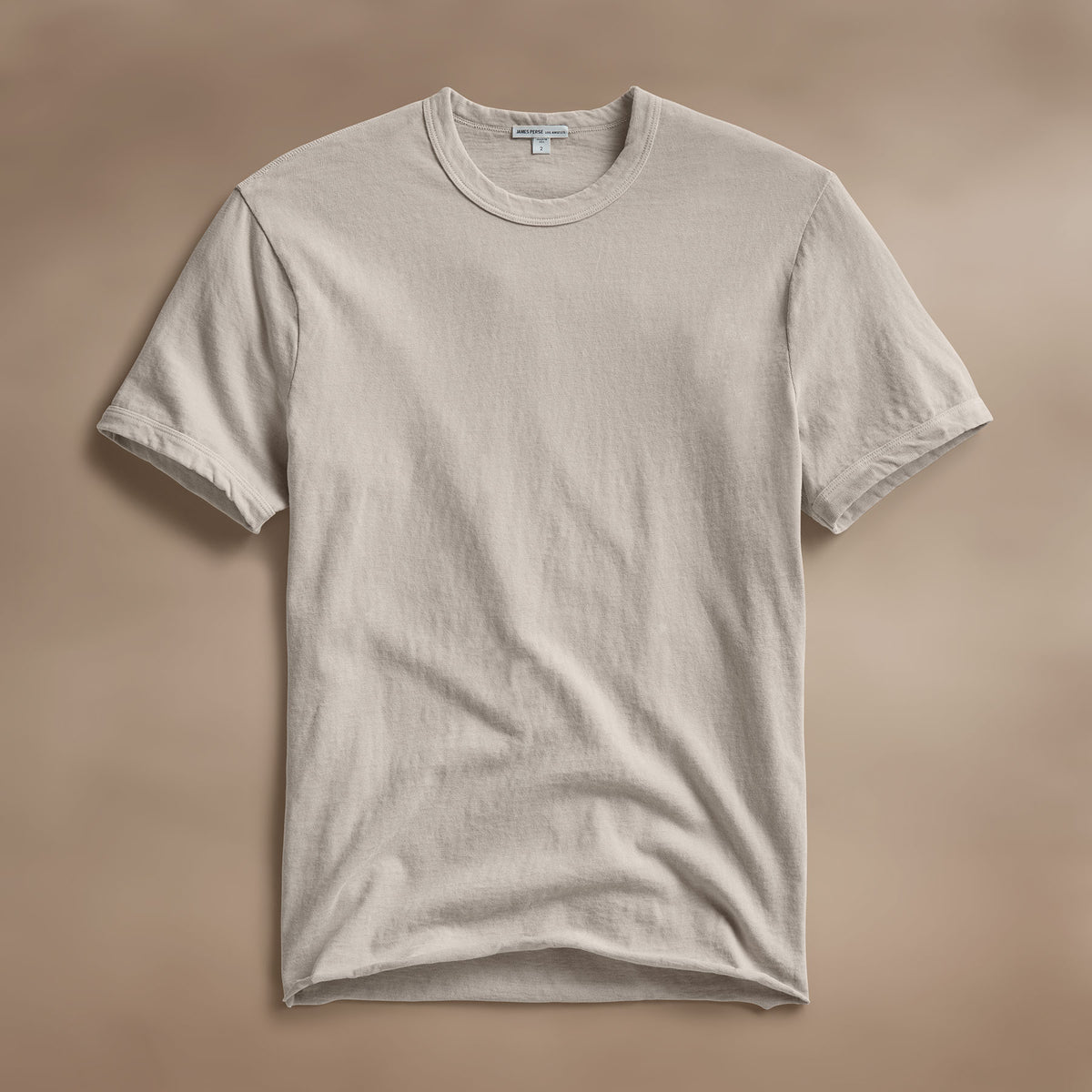 Slub Jersey Short Sleeve Crew in Salt Pigment | James Perse Los Angeles