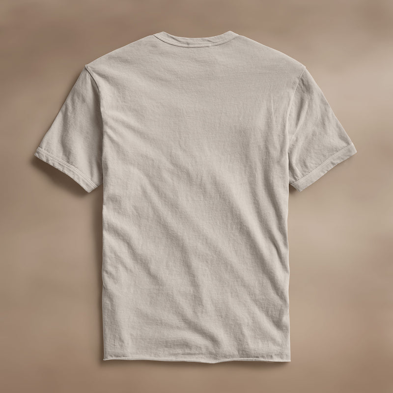 Slub Jersey Short Sleeve Crew in Salt Pigment | James Perse Los Angeles