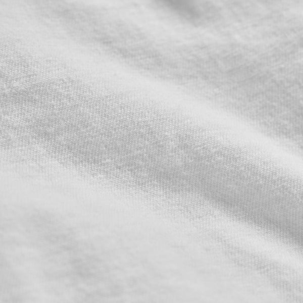 Slub Jersey Short Sleeve Crew in White | James Perse Los Angeles