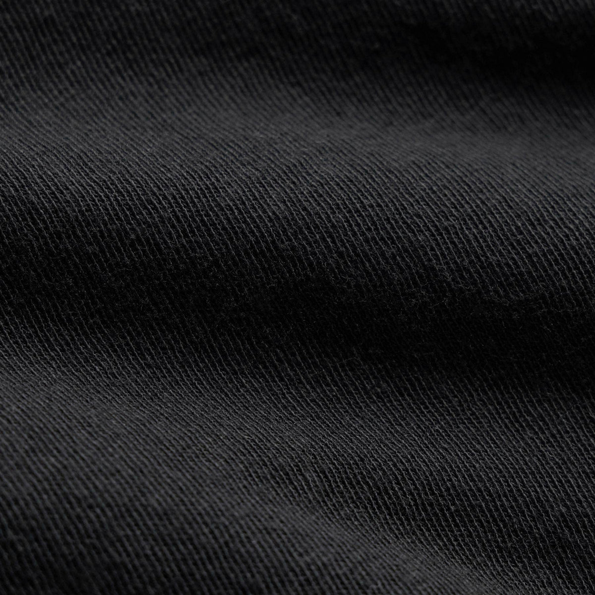 Natural Slub Jersey Henley in Black | James Perse Los Angeles