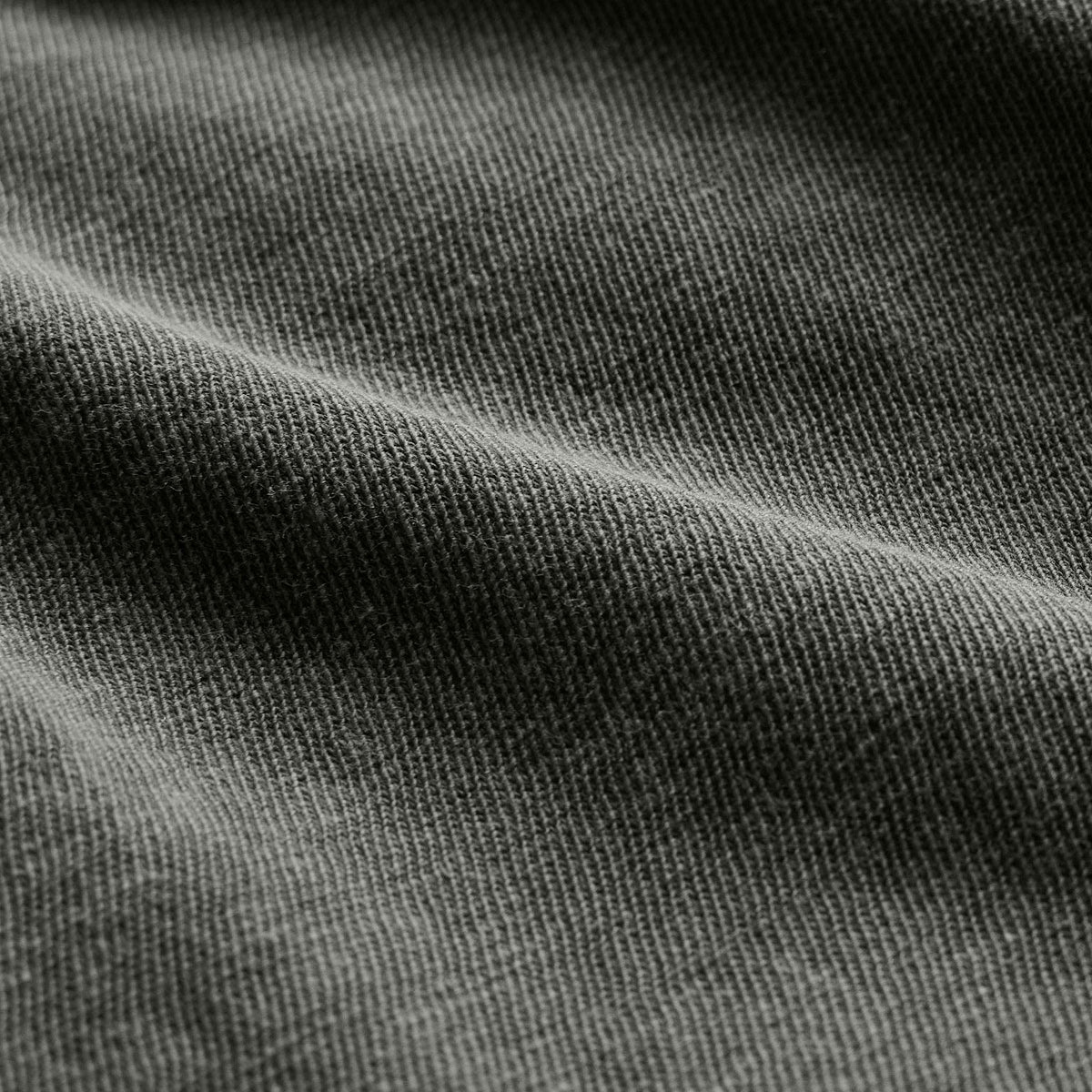 Natural Slub Jersey Henley in Granite Pigment | James Perse Los Angeles