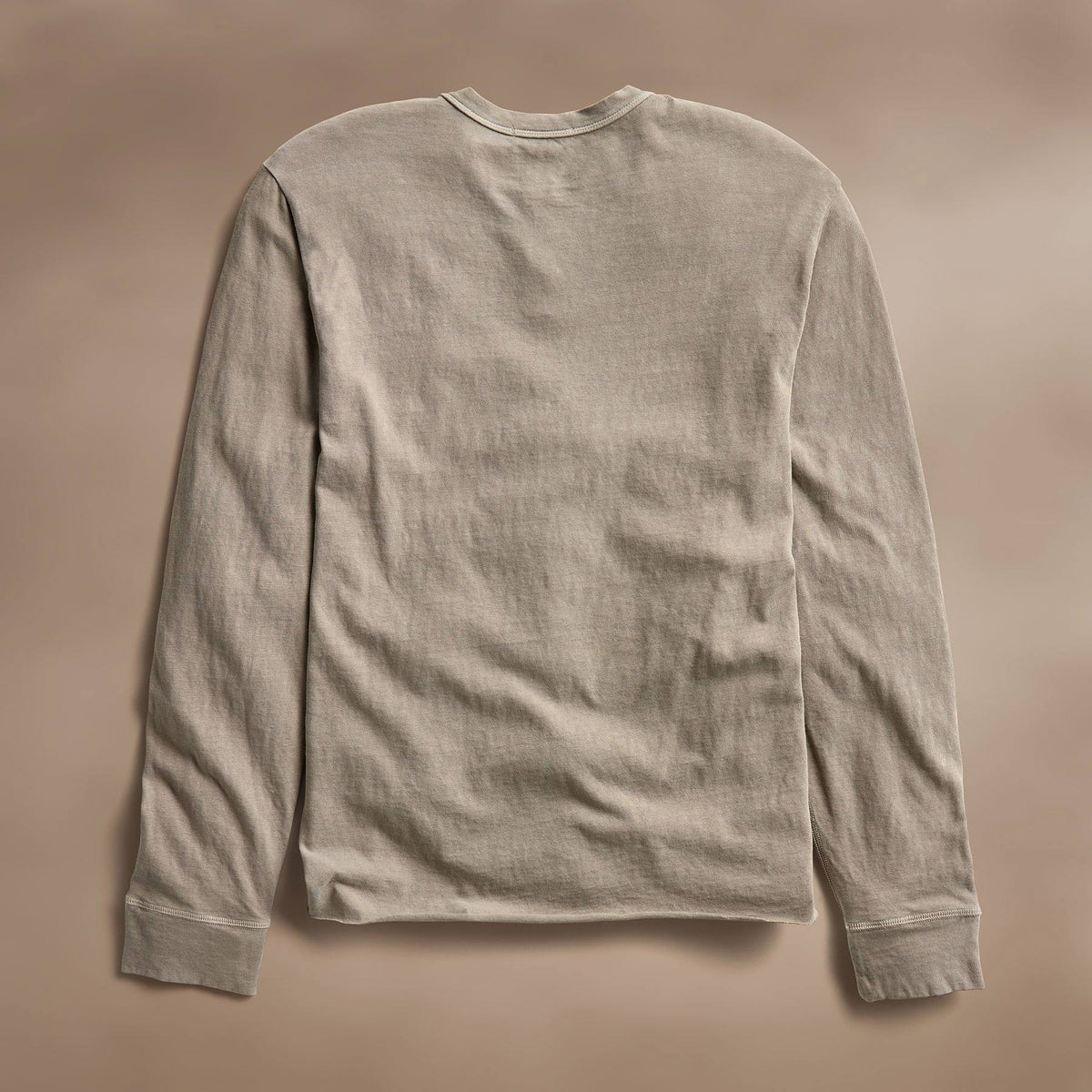 Natural Slub Jersey Henley in Overcast Pigment | James Perse Los Angeles