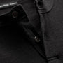 Slub Jersey Short Sleeve Henley in Black | James Perse Los Angeles