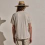 Slub Jersey Short Sleeve Henley in Pearl Pigment | James Perse Los Angeles