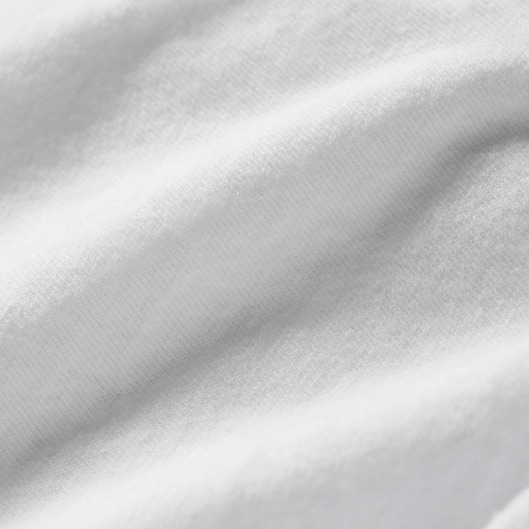 Slub Jersey Short Sleeve Henley in White | James Perse Los Angeles