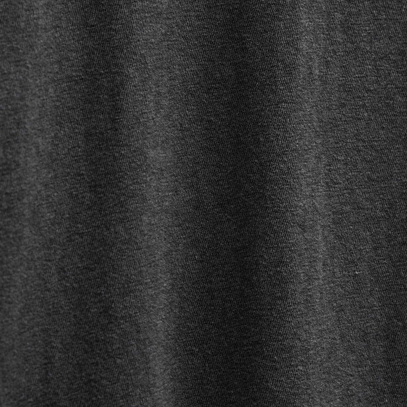 Slub Jersey Long Sleeve Open Polo in Magma Pigment | James Perse Los Angeles