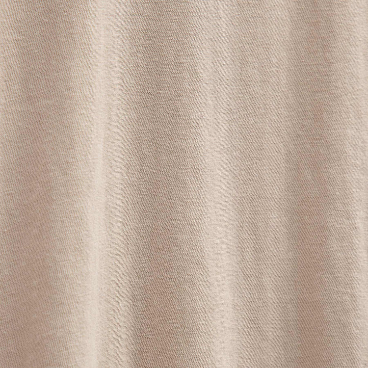 Slub Jersey Long Sleeve Open Polo in Stone Pigment | James Perse Los Angeles