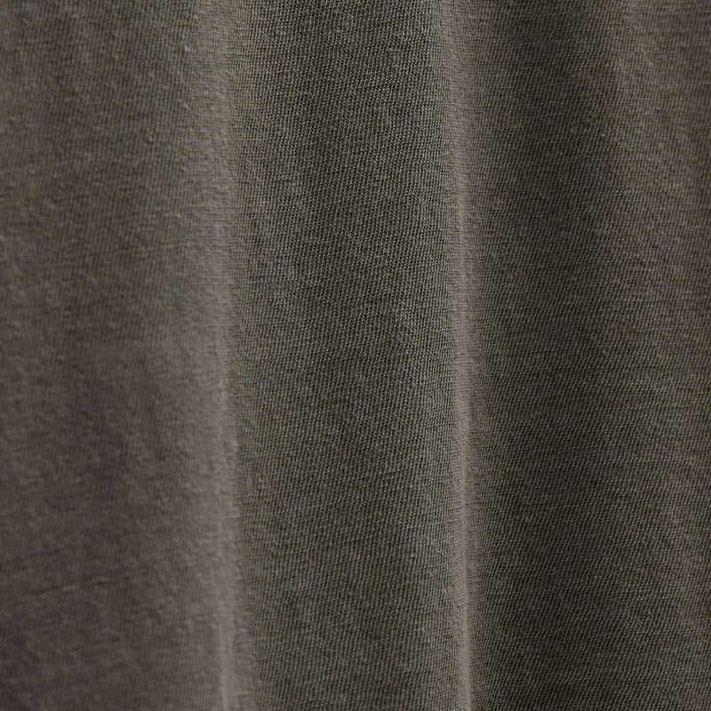 Long Sleeve Raglan Crew in Army Green Pigment | James Perse Los Angeles