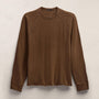 Long Sleeve Raglan Crew In Gingerbread Pigment | James Perse Los Angeles