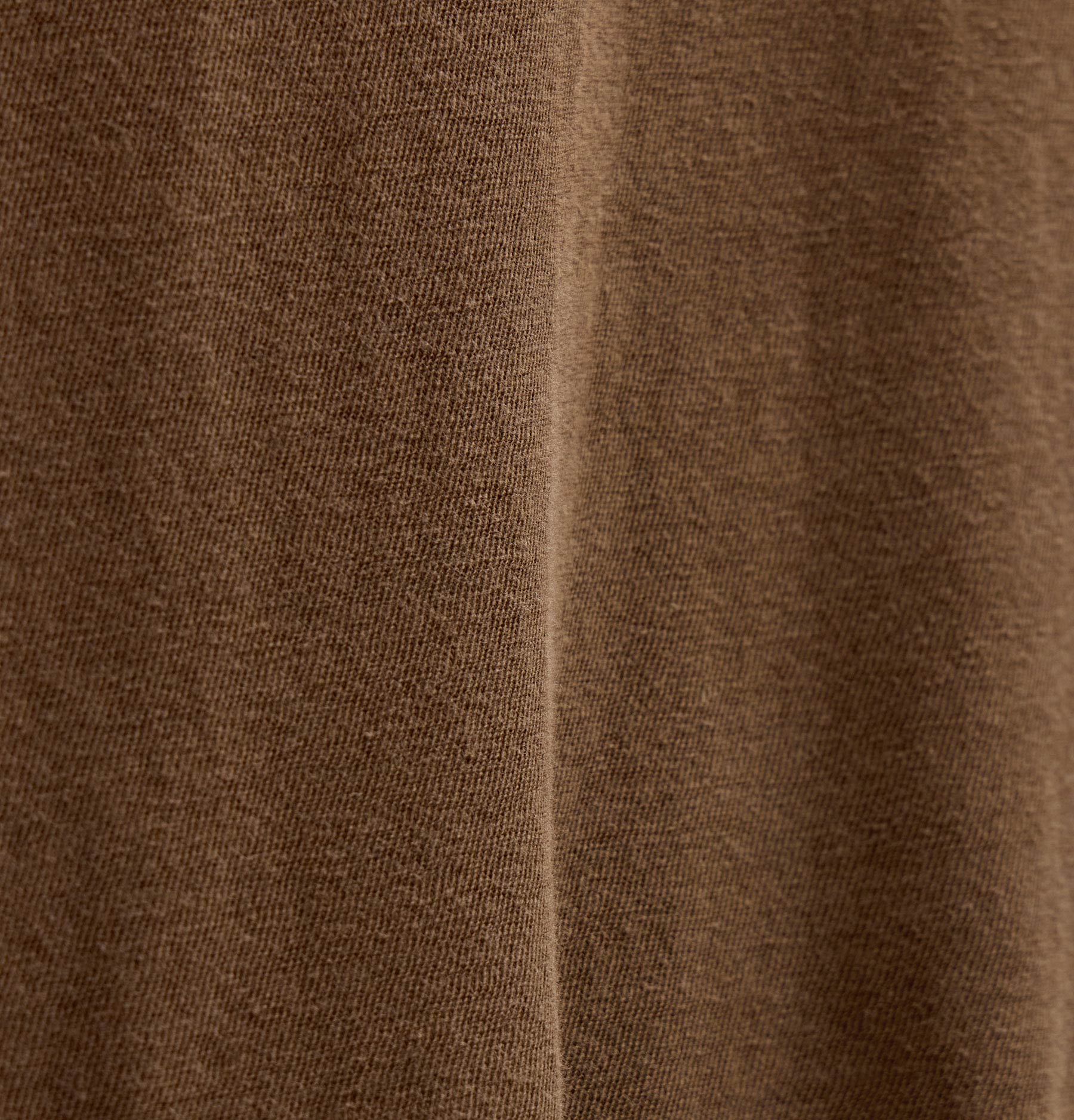 Long Sleeve Raglan Crew In Gingerbread Pigment | James Perse Los Angeles
