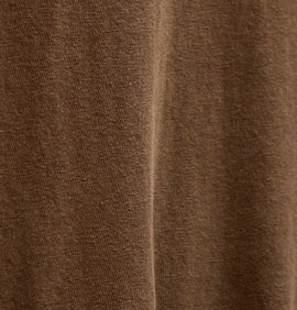 Long Sleeve Raglan Crew In Gingerbread Pigment | James Perse Los Angeles