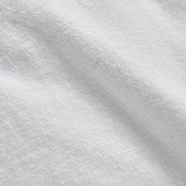 Slub Jersey Long Sleeve Raglan Crew in White | James Perse Los Angeles
