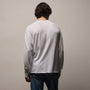 Slub Jersey Long Sleeve Raglan Crew in White | James Perse Los Angeles