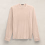 Slub Jersey Long Sleeve Raglan Crew in Zephyr Pigment | James Perse Los Angeles