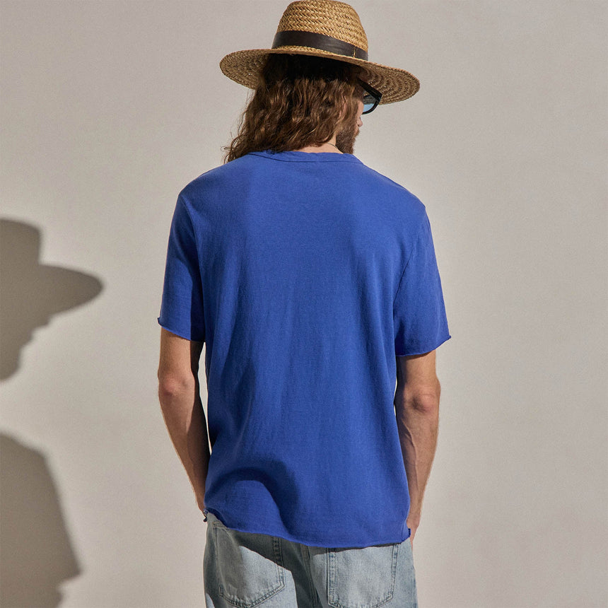 Slub Jersey Pocket Tee in Baltic Blue | James Perse Los Angeles