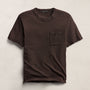 Slub Jersey Pocket Tee in Bark Pigment | James Perse Los Angeles