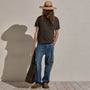 Slub Jersey Pocket Tee in Bark Pigment | James Perse Los Angeles