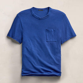 Slub Jersey Pocket Tee In Baltic Blue | James Perse Los Angeles