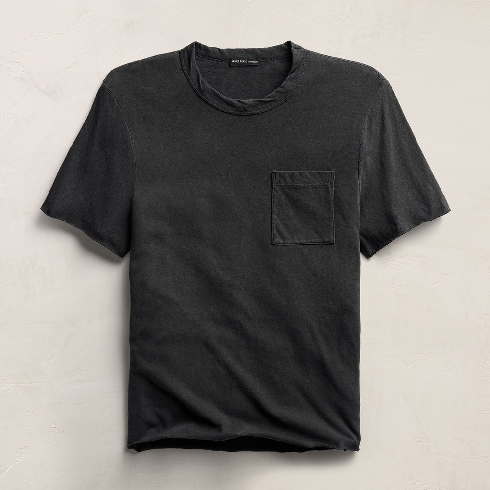 Slub Jersey Pocket Tee in Magma Pigment | James Perse Los Angeles