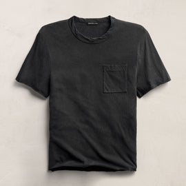 Slub Jersey Pocket Tee in Magma Pigment | James Perse Los Angeles