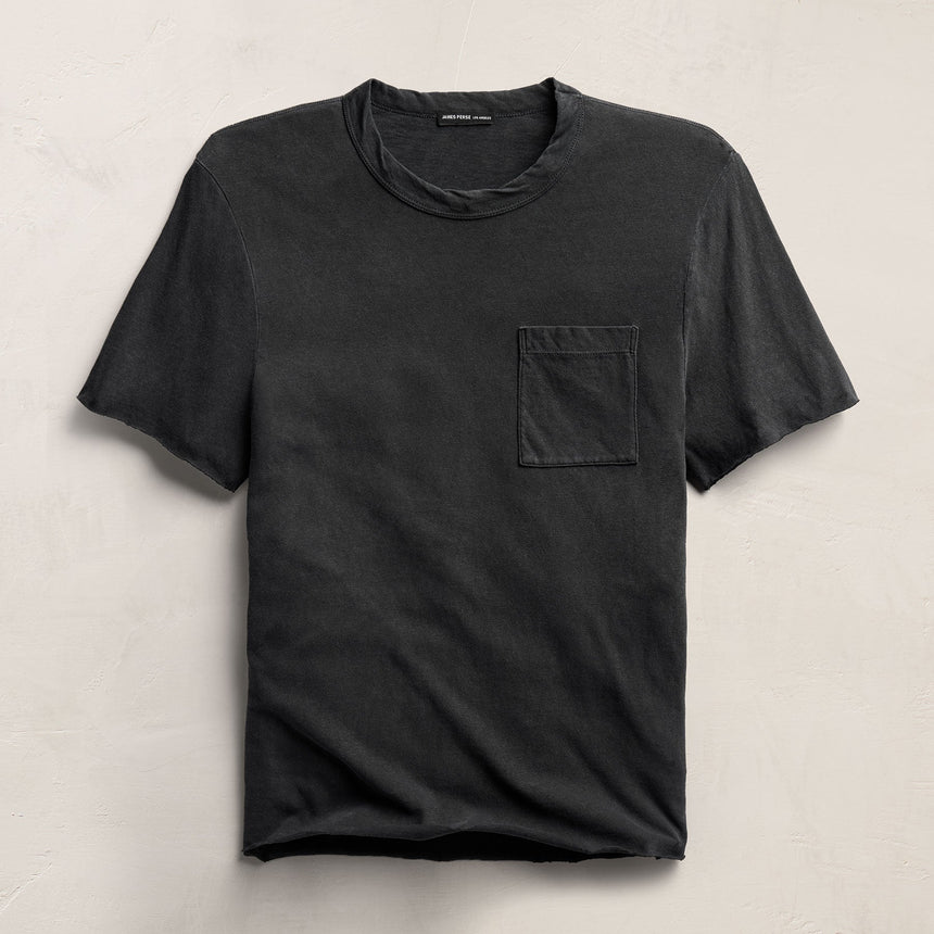 Slub Jersey Pocket Tee in Magma Pigment | James Perse Los Angeles