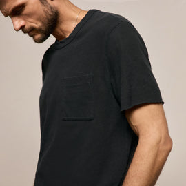 Slub Jersey Pocket Tee in Magma Pigment | James Perse Los Angeles