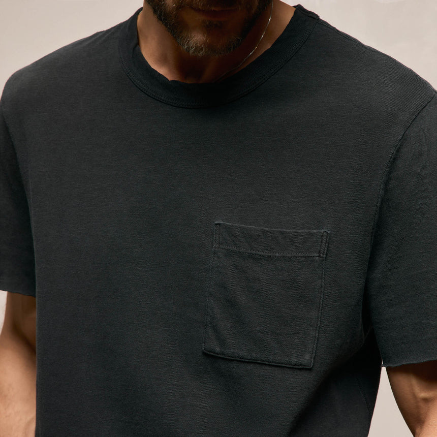 Slub Jersey Pocket Tee in Magma Pigment | James Perse Los Angeles