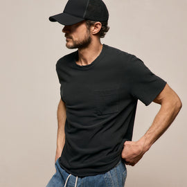 Slub Jersey Pocket Tee in Magma Pigment | James Perse Los Angeles