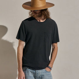 Slub Jersey Pocket Tee in Magma Pigment | James Perse Los Angeles