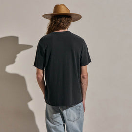 Slub Jersey Pocket Tee in Magma Pigment | James Perse Los Angeles